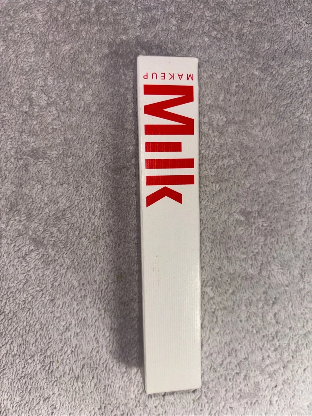 Milk Makeup Mascara in White with Red Logo